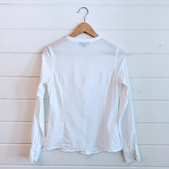 Classic Long Sleeve White Button Down - Picture 3 of 6